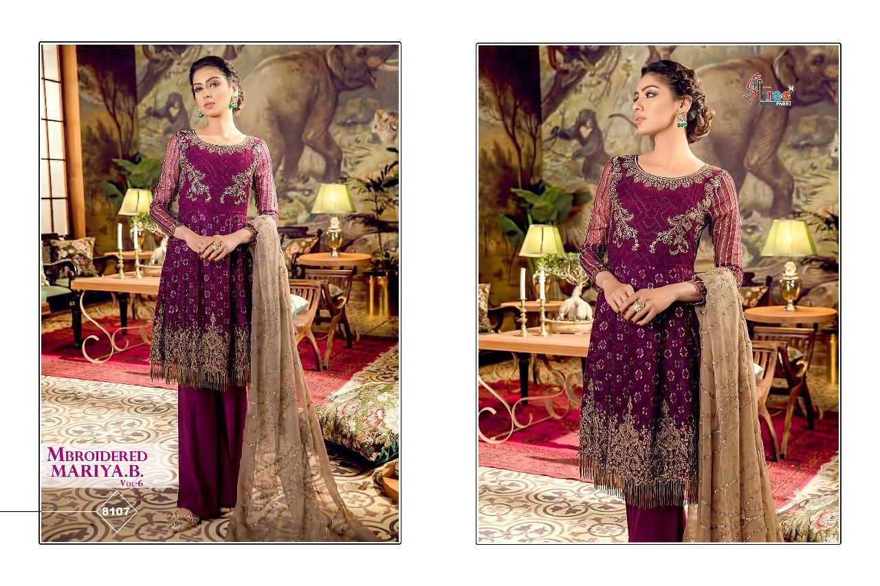 Shree Fabs Embroidered Mariya B Vol 6 Exclusive Salwar Suit Shree Fabs Embroidered Mariya B Vol 6 Exclusive Salwar Suit